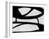 Abstract Black and White No.19-Robert Hilton-Framed Art Print