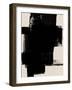 Abstract Black and White No.1-Robert Hilton-Framed Art Print