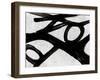 Abstract Black and White No.20-Robert Hilton-Framed Art Print