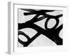 Abstract Black and White No.20-Robert Hilton-Framed Art Print