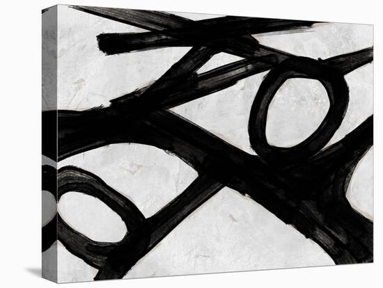 Abstract Black and White No.20-Robert Hilton-Stretched Canvas