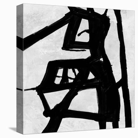 Abstract Black and White No.23-Robert Hilton-Stretched Canvas