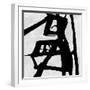 Abstract Black and White No.23-Robert Hilton-Framed Art Print