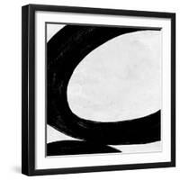 Abstract Black and White No.28-Robert Hilton-Framed Art Print