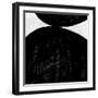 Abstract Black and White No.34-Robert Hilton-Framed Art Print