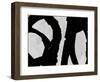 Abstract Black and White No.39-Robert Hilton-Framed Art Print
