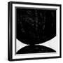 Abstract Black and White No.46-Robert Hilton-Framed Art Print