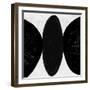 Abstract Black and White No.47-Robert Hilton-Framed Art Print