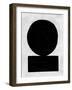 Abstract Black and White No.51-Robert Hilton-Framed Art Print