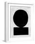 Abstract Black and White No.51-Robert Hilton-Framed Art Print