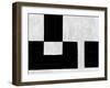 Abstract Black and White No.52-Robert Hilton-Framed Art Print