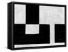 Abstract Black and White No.52-Robert Hilton-Framed Stretched Canvas