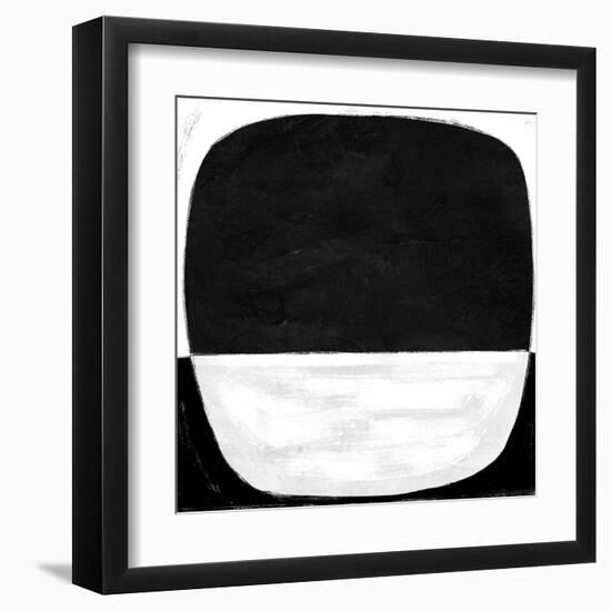 Abstract Black and White No.59-Robert Hilton-Framed Art Print