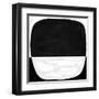 Abstract Black and White No.59-Robert Hilton-Framed Art Print