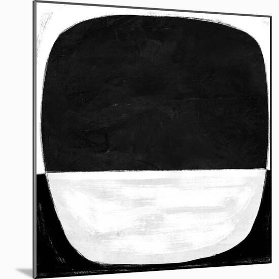 Abstract Black and White No.59-Robert Hilton-Mounted Art Print