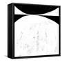 Abstract Black and White No.62-Robert Hilton-Framed Stretched Canvas