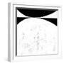 Abstract Black and White No.62-Robert Hilton-Framed Art Print