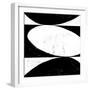 Abstract Black and White No.63-Robert Hilton-Framed Premium Giclee Print