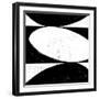 Abstract Black and White No.63-Robert Hilton-Framed Art Print