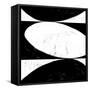 Abstract Black and White No.63-Robert Hilton-Framed Stretched Canvas