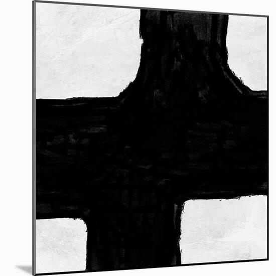 Abstract Black and White No.67-Robert Hilton-Mounted Art Print