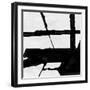 Abstract Black and White No.68-Robert Hilton-Framed Art Print