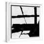 Abstract Black and White No.68-Robert Hilton-Framed Art Print