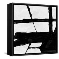 Abstract Black and White No.68-Robert Hilton-Framed Stretched Canvas