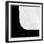 Abstract Black and White No.69-Robert Hilton-Framed Art Print