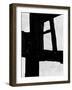 Abstract Black and White No.71-Robert Hilton-Framed Art Print