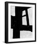 Abstract Black and White No.71-Robert Hilton-Framed Art Print