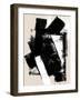 Abstract Black and White No.7-Robert Hilton-Framed Art Print