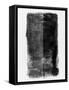 Abstract Black Brush Stoke-Eline Isaksen-Framed Stretched Canvas