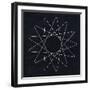 Abstract Black Geometric Triangles-Eline Isaksen-Framed Art Print