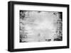 Abstract Black Grunge Background Texture with Wood Pattern-Izhaev-Framed Photographic Print