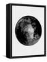 Abstract Black Moon-Eline Isaksen-Framed Stretched Canvas