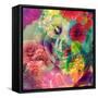 Abstract Blossoms Layered Photographs-Alaya Gadeh-Framed Stretched Canvas