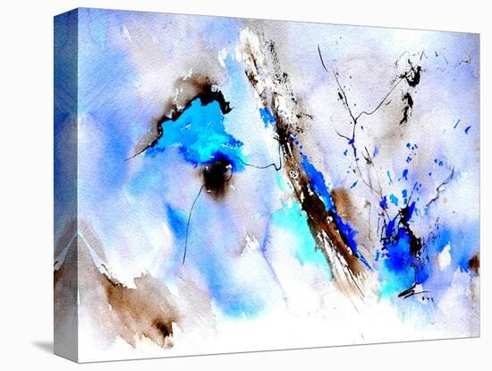 Abstract Blue 236874-Pol Ledent-Stretched Canvas