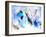 Abstract Blue 236874-Pol Ledent-Framed Art Print