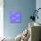 Abstract Blue and Lilac Pattern from Squares-amovita-Stretched Canvas displayed on a wall