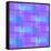 Abstract Blue and Lilac Pattern from Squares-amovita-Framed Stretched Canvas