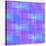 Abstract Blue and Lilac Pattern from Squares-amovita-Stretched Canvas