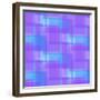 Abstract Blue and Lilac Pattern from Squares-amovita-Framed Premium Giclee Print