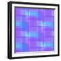 Abstract Blue and Lilac Pattern from Squares-amovita-Framed Art Print