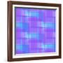 Abstract Blue and Lilac Pattern from Squares-amovita-Framed Art Print