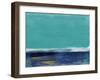 Abstract Blue and Turquoise II-Alma Levine-Framed Art Print