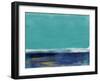 Abstract Blue and Turquoise II-Alma Levine-Framed Art Print