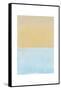 Abstract Blue And Yellow-Leah Straatsma-Framed Stretched Canvas