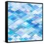 Abstract Blue Background-epic44-Framed Stretched Canvas