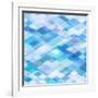 Abstract Blue Background-epic44-Framed Art Print